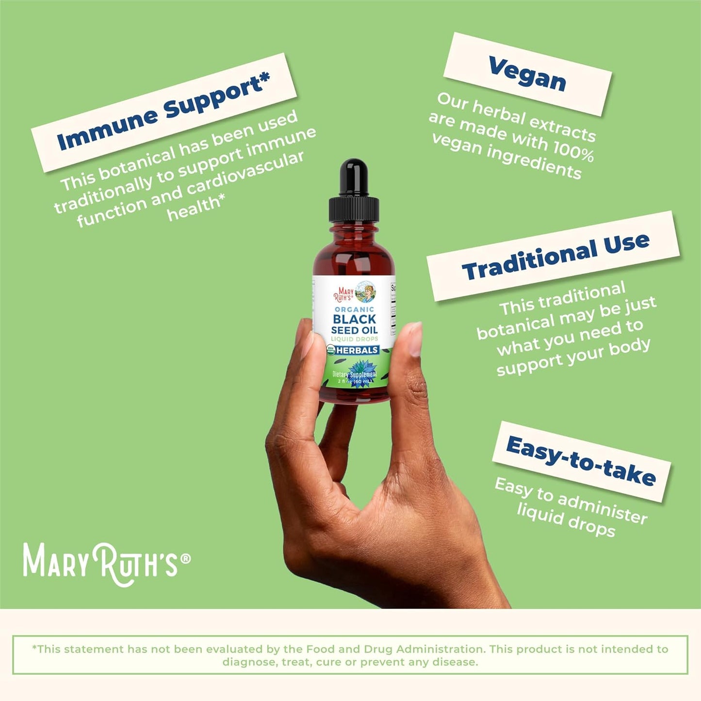 MaryRuth's Black Seed Oil Drops