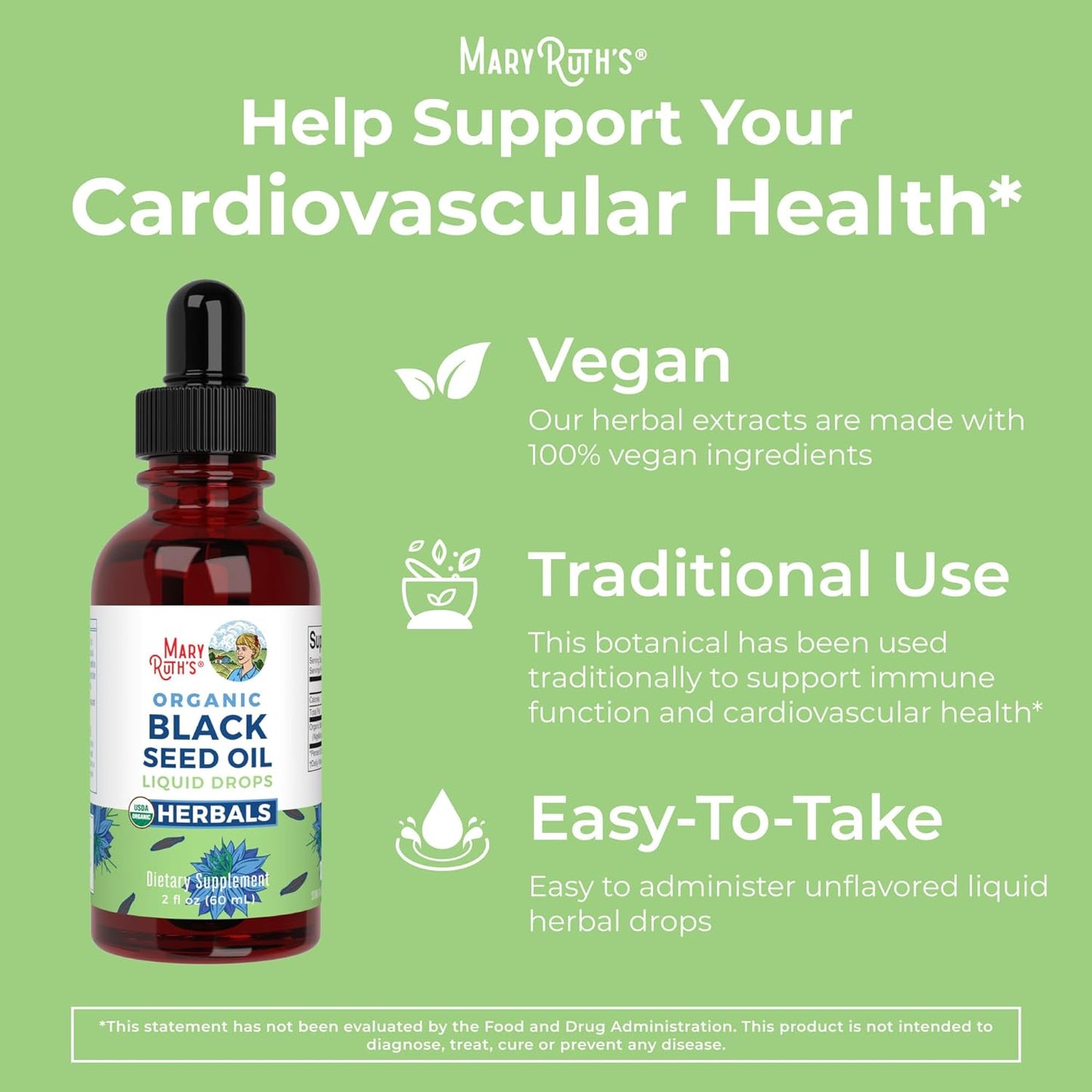 MaryRuth's Black Seed Oil Drops