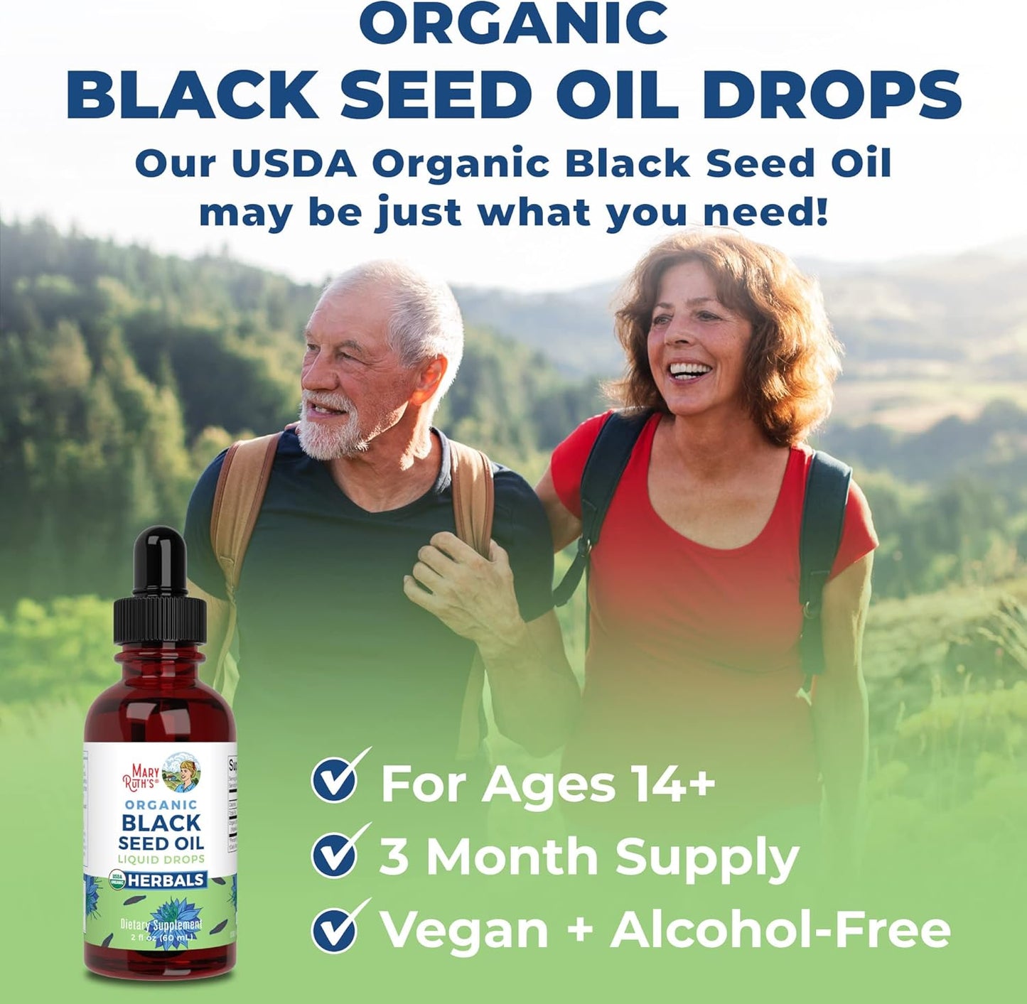 MaryRuth's Black Seed Oil Drops